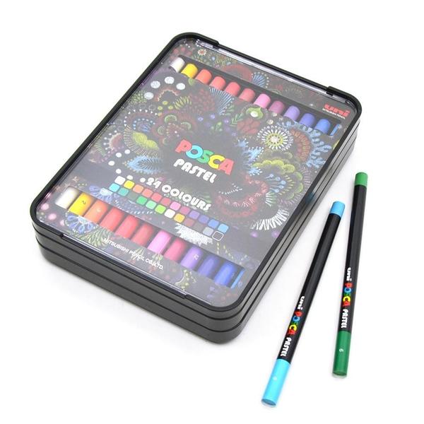 Imagem de Giz Pastel Posca - 24 Cores