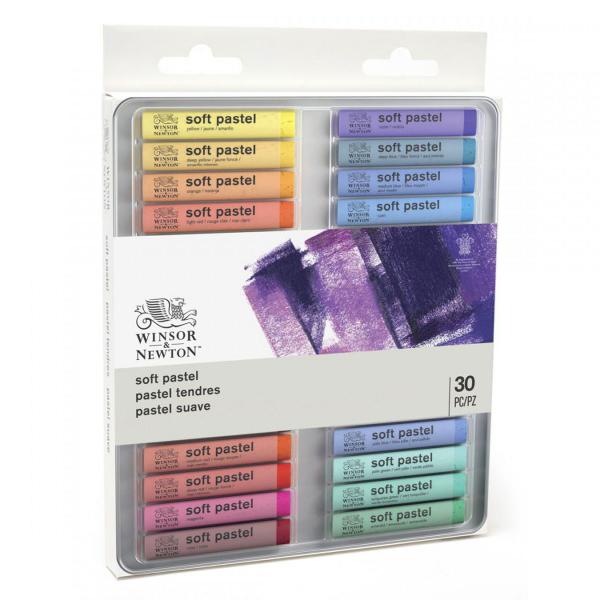 Imagem de Giz Pastel Seco Soft Winsor & Newton com 30 Cores - 1790002