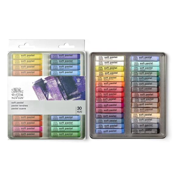 Imagem de Giz Pastel Seco Soft Winsor & Newton com 30 Cores