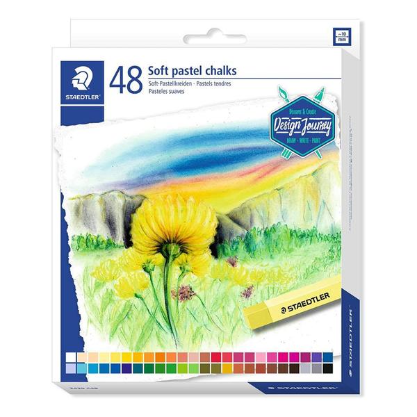 Imagem de Giz Pastel Seco Staedtler Soft Karat 48 Cores