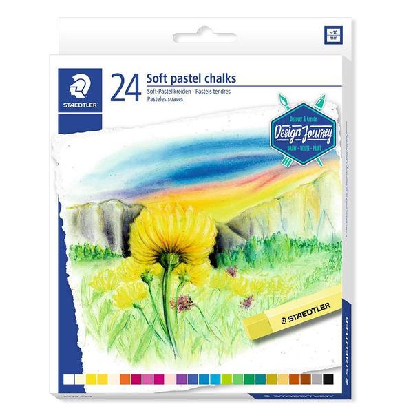 Imagem de Giz Pastel Seco Staedtler Soft Karat Com 48 Cores