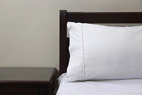 Imagem de Glarea White Pillow Cases Queen Size- Bulk 24 Pack with Envelope Closure - Material de microfibra macia para sono confortável, sublimação e itens essenciais do Air BnB