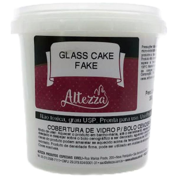 Imagem de Glass Cake Fake Branco Neve 390g Altezza - Para Bolo Cenográfico