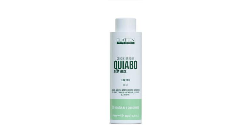 Imagem de Glatten Quiabo e Chá Verde Condicionador 450 ml