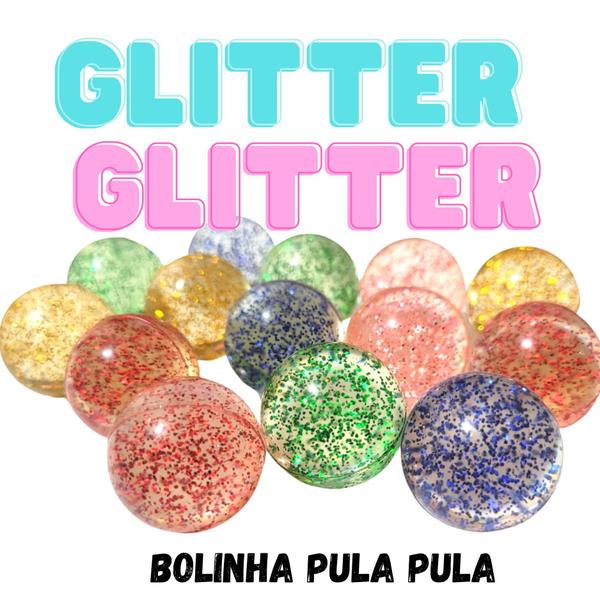 Imagem de Glitter Bolinha Pula Pula 27 Mm Cx 10 Un