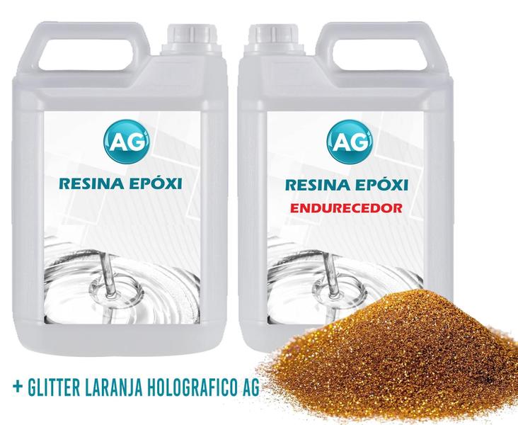 Imagem de Glitter Laranja Holografico Ag 50G