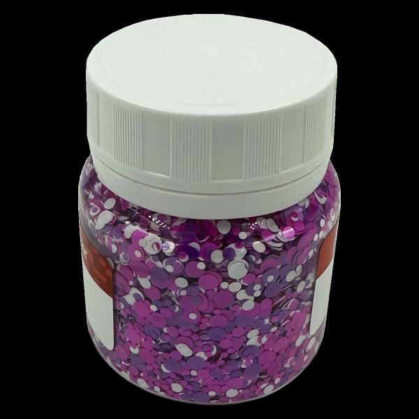 Imagem de Glitter Mix de Rosa, Roxo e Branco (30 g)