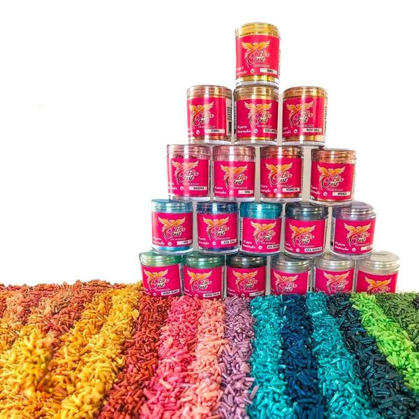 Glitter Pó Comestível Para Confeitaria Brilho Flex Fest 5g - FlexFesta Imagem de Glitter Pó Comestível Para Confeitaria Brilho Flex Fest 5g