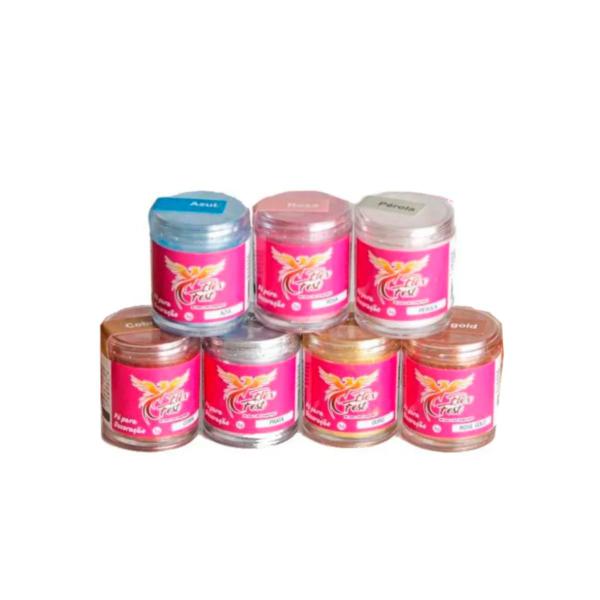 Glitter Pó Comestível Para Confeitaria Brilho Flex Fest 5g - FlexFesta Imagem de Glitter Pó Comestível Para Confeitaria Brilho Flex Fest 5g