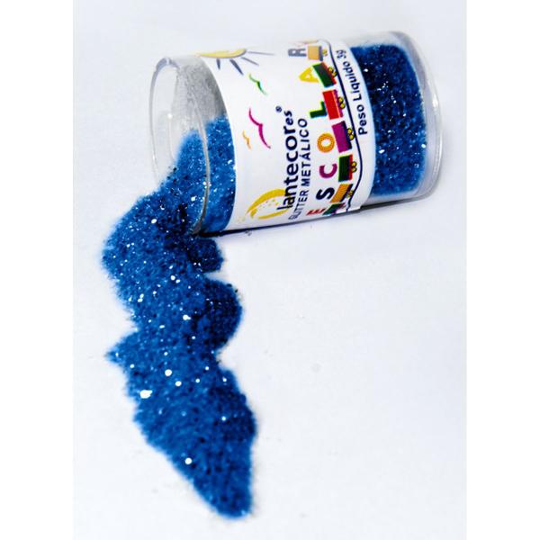 Imagem de Glitter PVC Azul Royal Potes 3G.