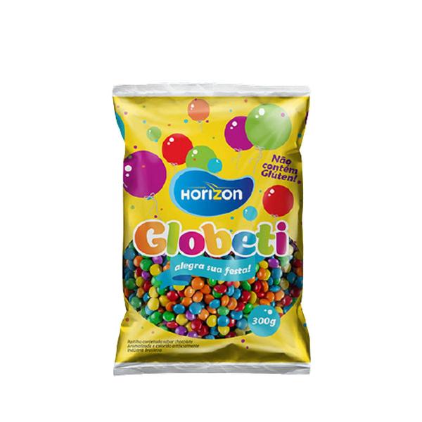 Imagem de Globeti confeitos de chocolate 300g COLORIDO - Horizon