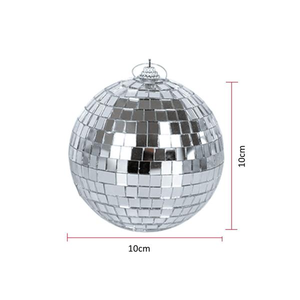 Imagem de Globo Bola Espelhada Rotativo 10cm Para Animar Sua Festa ou Balada - REF10CMv