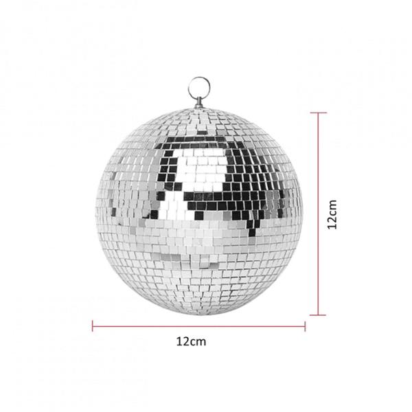 Imagem de Globo Bola Espelho Vidro Refletor Rotativo REF12CM