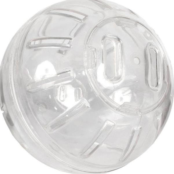 Imagem de Globo Brinquedo Bola Acrílico  Hamster 12 Cm C/ Suporte