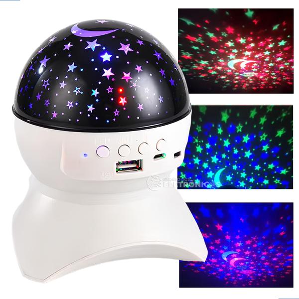 Imagem de Globo de Luz Bola Mágica Luz RGB Caixa de Som Bluetooth Iluminação Estrelas Quarto Criança LEY2162