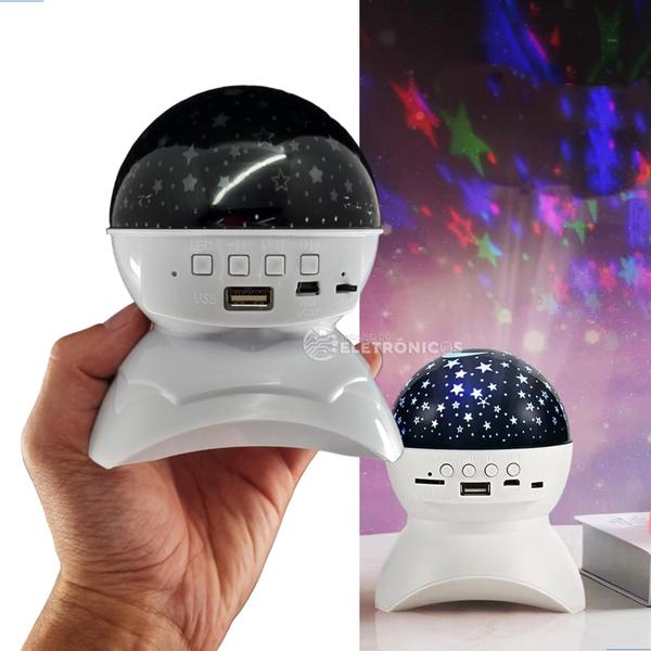 Imagem de Globo de Luz Bola Mágica Luz RGB Caixa de Som Bluetooth Iluminação Estrelas Quarto Criança LEY2162