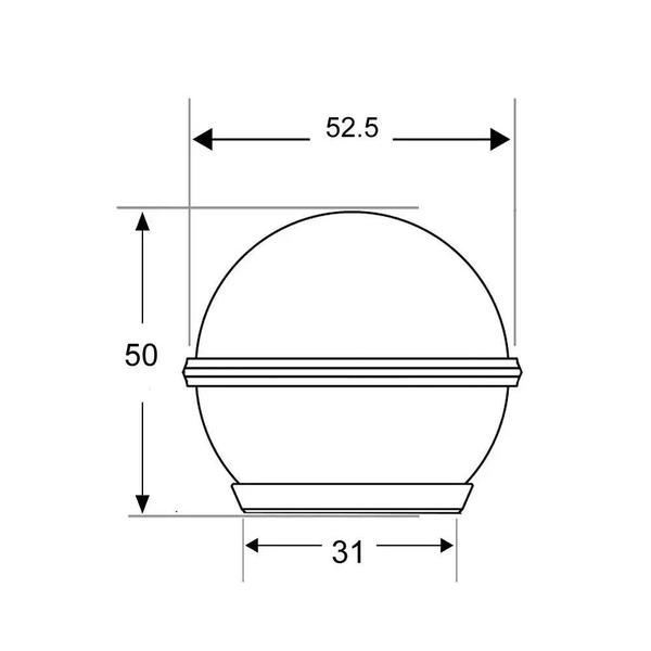 Imagem de Globo De Microfone Cromado MXT Shure SM58 3 Unidades