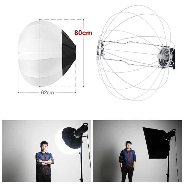 Imagem de Globo Difusor Nicefoto 80Cm Softbox Bowens Flash E