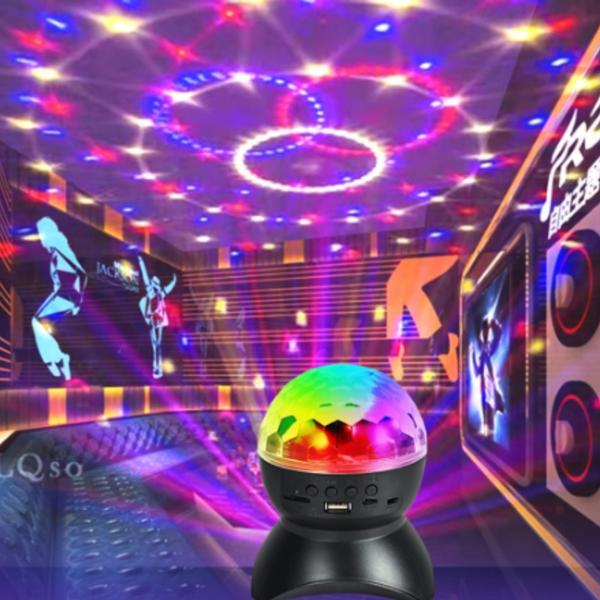 Imagem de Globo Magico Bola Maluca Led Rgb Caixa De Som Alto Falante Bluetooth Festa Balada  LEY2145