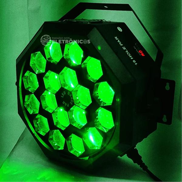 Imagem de Globo Moving laser Profissional Bee Eye 18 Leds Rgbw 200w Dmx Estroboscópico Para DJ WS3314