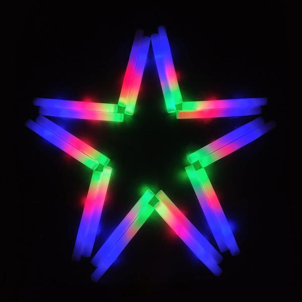 Glow Sticks Bulk LED Foam Glow in The Dark Party 36 unidades - Nuolifee Imagem de Glow Sticks Bulk LED Foam Glow in The Dark Party 36 unidades