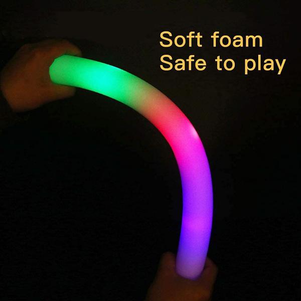 Glow Sticks Bulk LED Foam Glow in The Dark Party 36 unidades - Nuolifee Imagem de Glow Sticks Bulk LED Foam Glow in The Dark Party 36 unidades