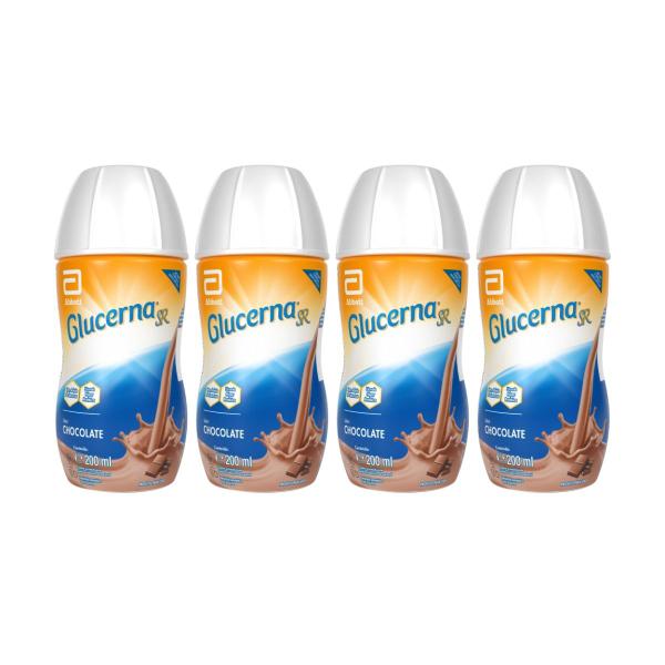 Imagem de Glucerna garrafinha chocolate 200ml - pack 4un