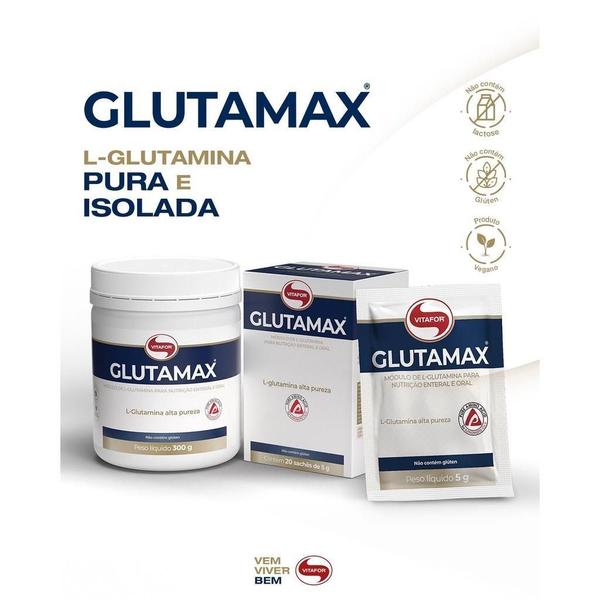 Imagem de Glutamax Vitafor Glutamina Tamanho:600G