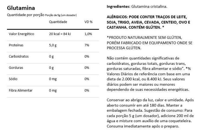 Imagem de Glutamina 300g - 100% PURA Dux Nutrition 