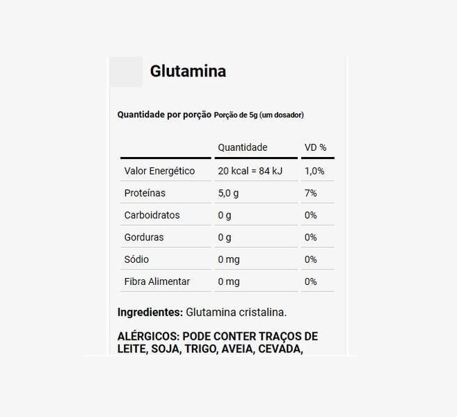 Imagem de Glutamina (300g) - Padrão: Único