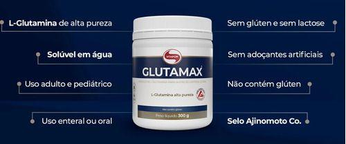 Imagem de Glutamina Glutamax Vitafor Pote 300g Alta Pureza