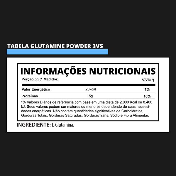 Imagem de Glutamina Glutamine Powder 150G 3Vs Nutrition