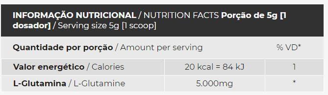 Imagem de Glutamine Powder (300g) - Padrão: Único