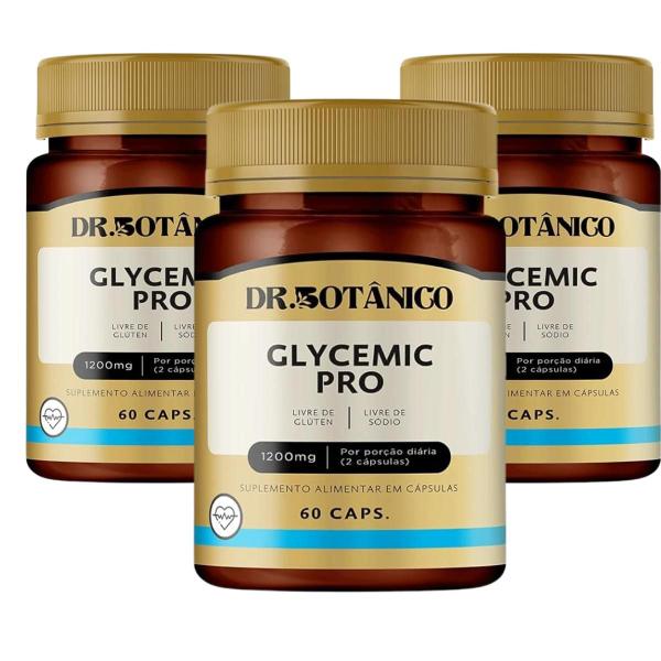 Imagem de Glycemic pro 1200mg 60 caps - dr. botânico