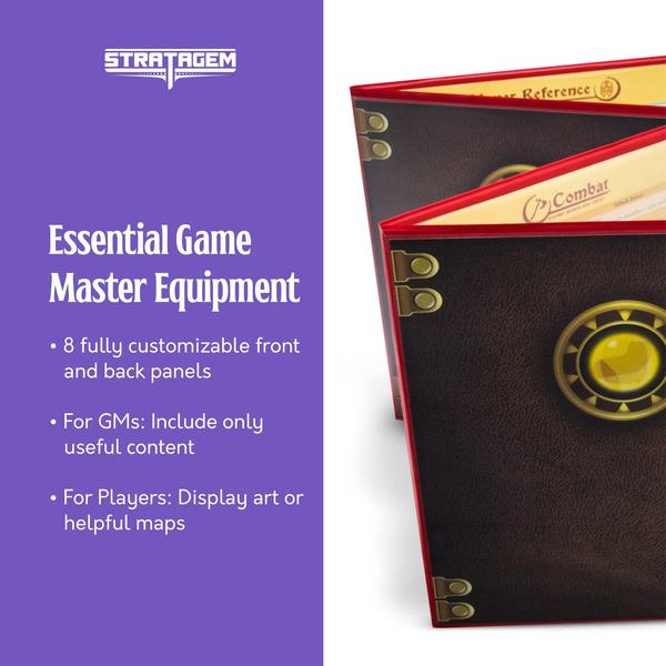 Imagem de GM Screen Stratagem The Master's Tome, 4 painéis personalizáveis