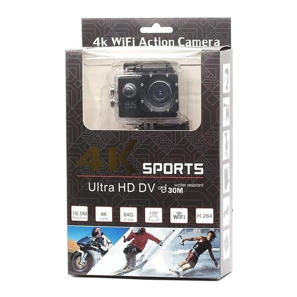 Imagem de Go Cam Camera Vídeo Action Ação WiFi 4K Sports Cam Ultra HD DV Resistente Água 30M