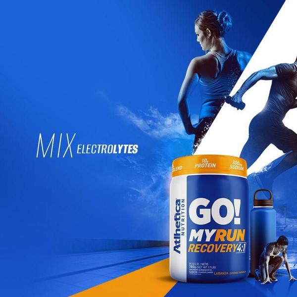 Imagem de Go My Run Recovery 4:1 Carbo E Proteina Atlhetica 780G