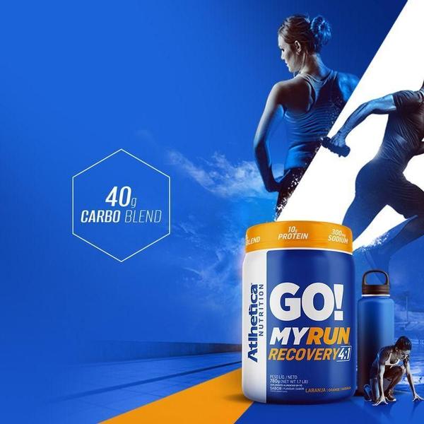 Imagem de Go My Run Recovery 4:1 Carbo E Proteina Atlhetica 780G