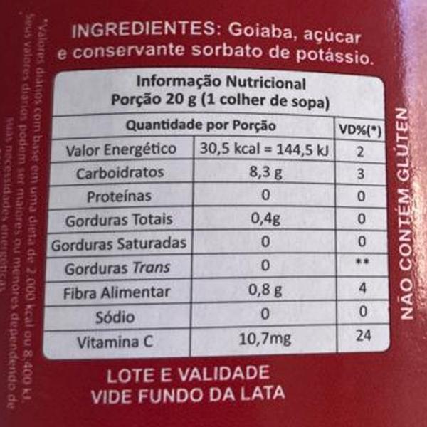 Imagem de Goiabada Cascao Cremosa TIA CARLA LATA 400g (4 Latas)