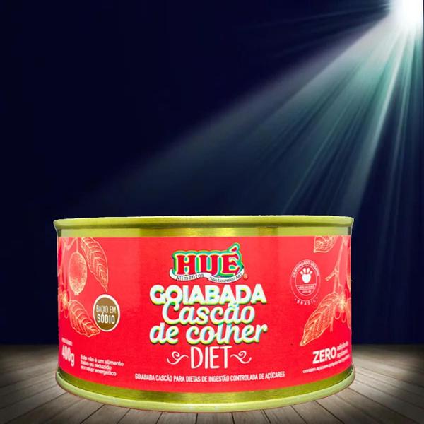 Imagem de Goiabada Cascão De Colher Diet Hué 400G