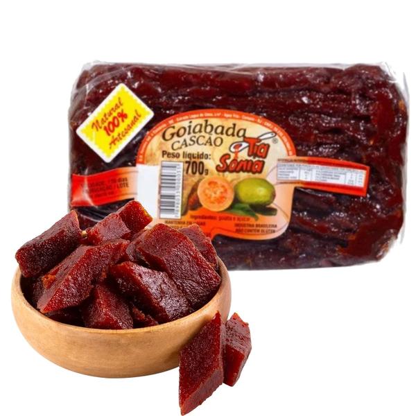 Goiabada Cascão Tradicional TIA SÔNIA 700g Imagem de Goiabada Cascão Tradicional TIA SÔNIA 700g