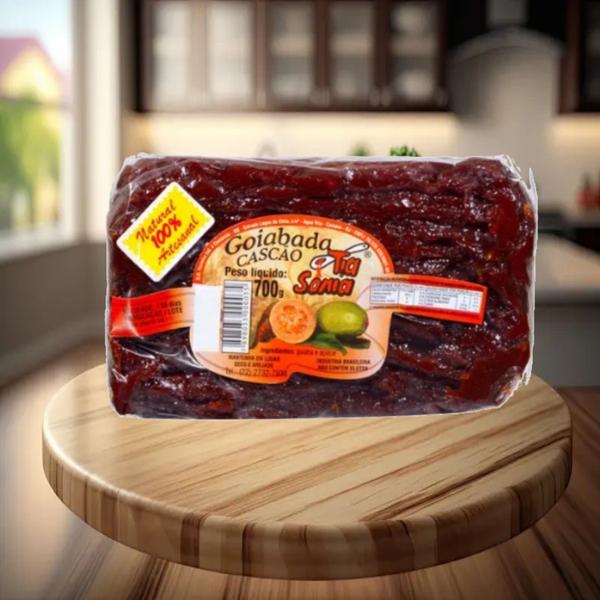 Goiabada Cascão Tradicional TIA SÔNIA 700g Imagem de Goiabada Cascão Tradicional TIA SÔNIA 700g
