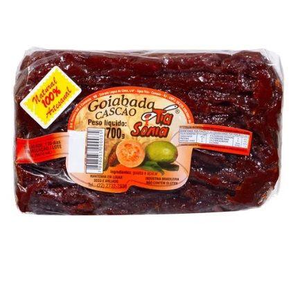 Goiabada Cascão Tradicional TIA SÔNIA 700g Imagem de Goiabada Cascão Tradicional TIA SÔNIA 700g