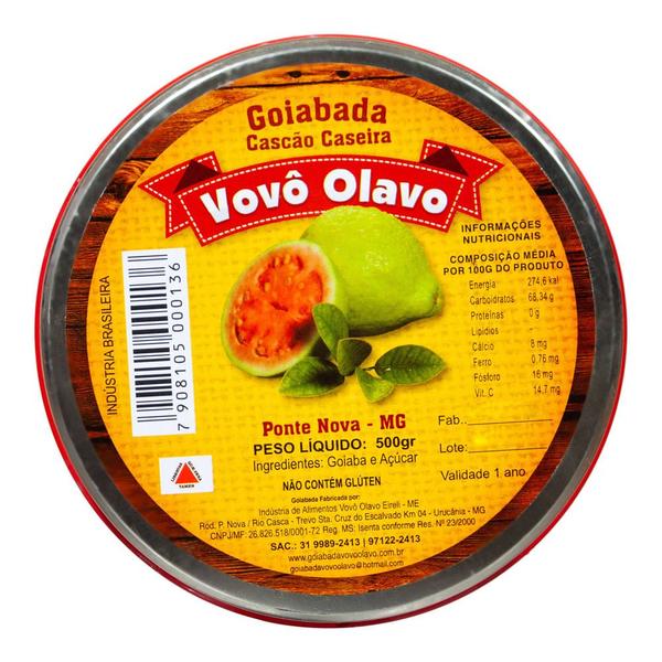 Imagem de Goiabada Cascão Vovô Olavo Lata 500g