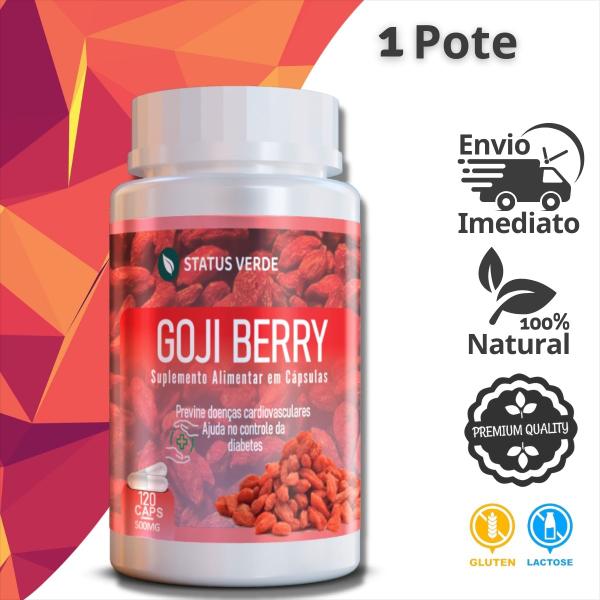 Imagem de Goji Berry 120 Cáps - Status Verde