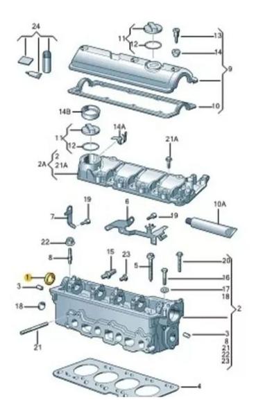Imagem de Gol G4 Polo Retentor Do Eixo Comando De Válvulas Vw Novo Ori
