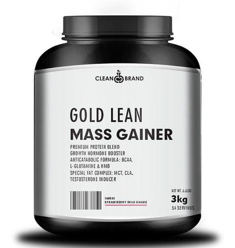 GOLD LEAN MASS GAINER HIPERCALÓRICO 3KG 100 Doses - CleanBrand Imagem de GOLD LEAN MASS GAINER HIPERCALÓRICO 3KG 100 Doses