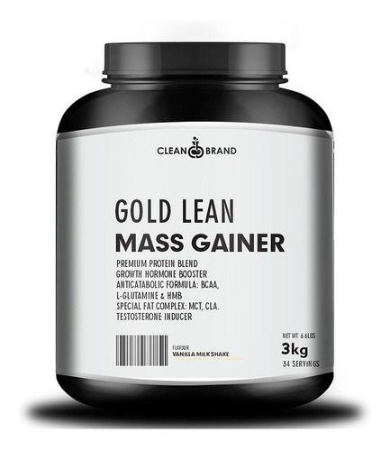 GOLD LEAN MASS GAINER HIPERCALÓRICO 3KG 100 Doses - CleanBrand Imagem de GOLD LEAN MASS GAINER HIPERCALÓRICO 3KG 100 Doses
