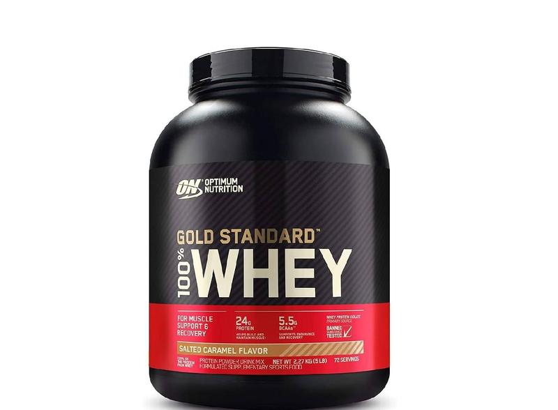 Imagem de Gold Standard 100% Whey Protein 2270kg (5lbs) Caramelo - Optimum Nutrition