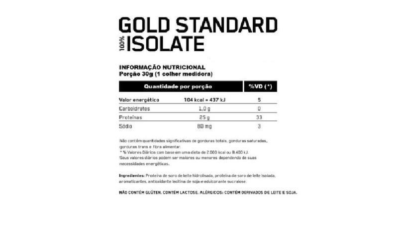 Imagem de Gold Standard Whey ISOLATE 1.32kg Baunilha - Optimum Nutrition